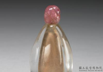 图片[2]-Crystal melon-shaped snuff bottle, Qing dynasty, 18th century-China Archive